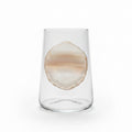 White Sliced Agate Geodes Tumblers set of 4