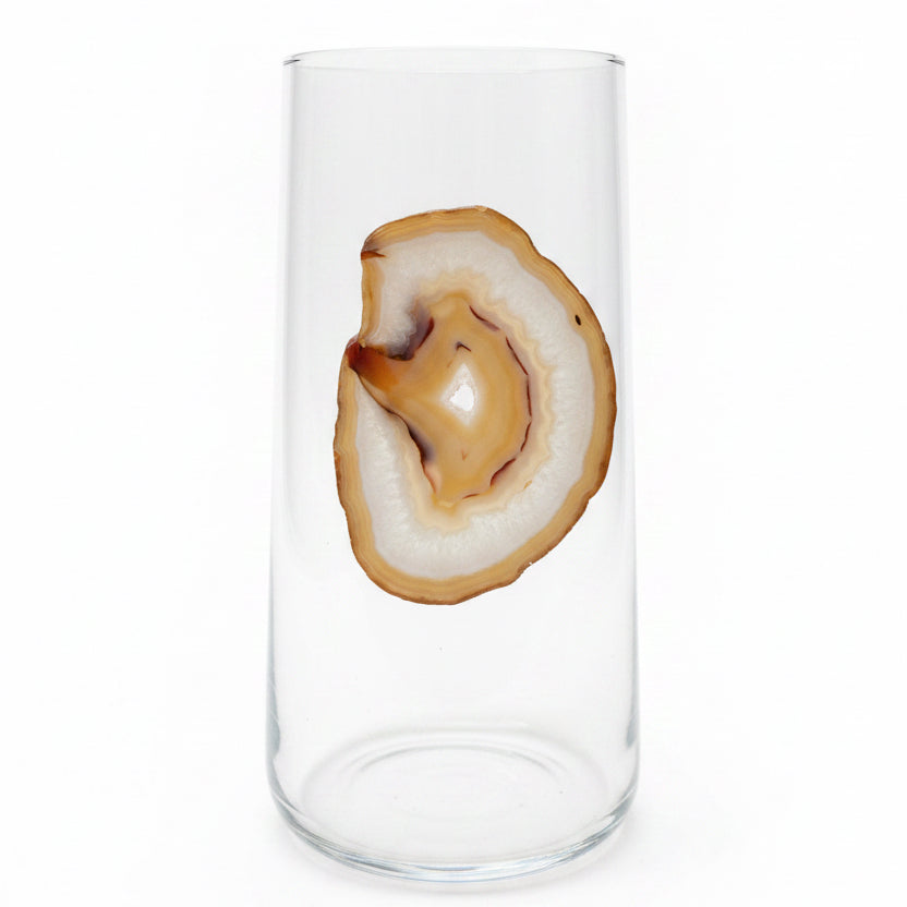 Natural Agate Tumbler 20 oz. Set of 4